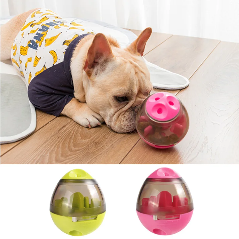 

Pet Dog Toys Tumbler Leakage Ball Eating Sport Play With Your Food Funny Play And Pet Eat Toys For Dogs Pet Amusement Products