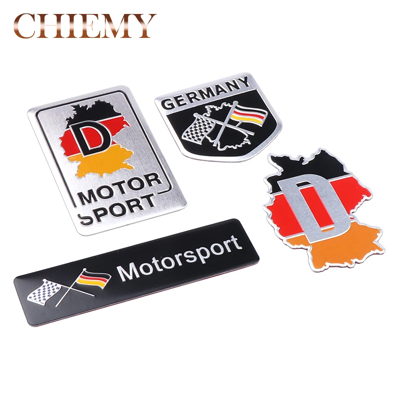 

3D Aluminum Germany National Flag 3M Car Sticker Emblem for BMW VW Audi Buick Chevrolet Cruze Chrysler Jeep Dodge Ford Focus