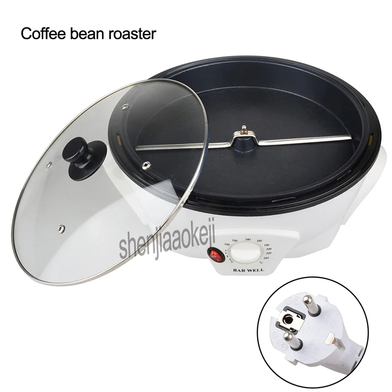 Коммерческий кофейный аппарат для выпечки фасоли аппарат для обжарки кофейных зерен машина антипригарная сковорода домашняя обжарочная машина мини инструмент для выпечки 220-240 В