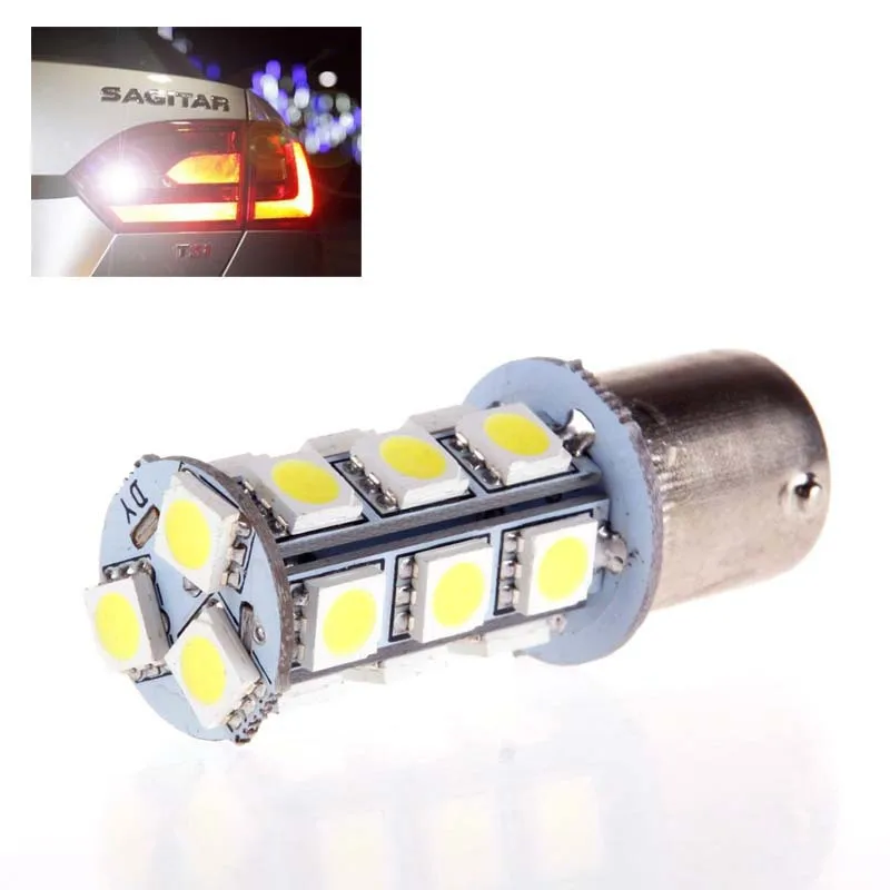 2014 Новый 2 шт 1156 5050 18 SMD СВЕТОДИОДНЫЙ BA15S Автомобильный задний фонарь заднего