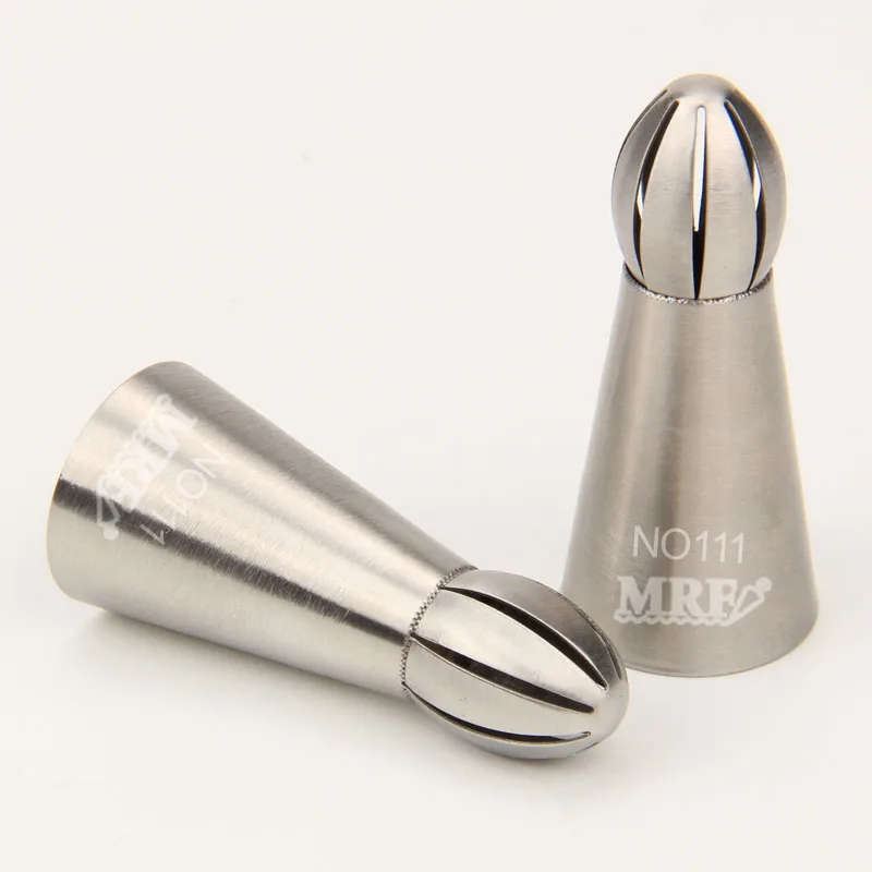 

Free Shipping New stainless steel small ball flower pastry nozzles, seamless weld piping nozzles for cake decoration#NO111