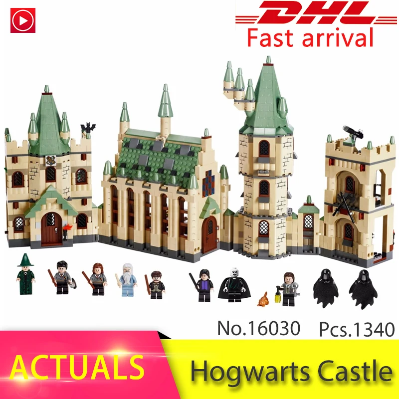 

Lepin Movie 16030 Legoed Harri Potter The Hogwarts Castle Building Blocks Bricks Legoingly 4842 Educational Toys Model As Gift