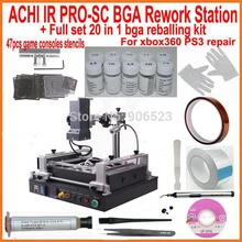 Новый ACHI IR PRO SC V4 BGA паяльная станция + полный набор bga трафаретов