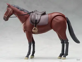 

Fgima 246 Horse White & Chestnut Movable PVC Figma Doll Decoration Horse Figure Collection Model Toys 2 Colors 15cm