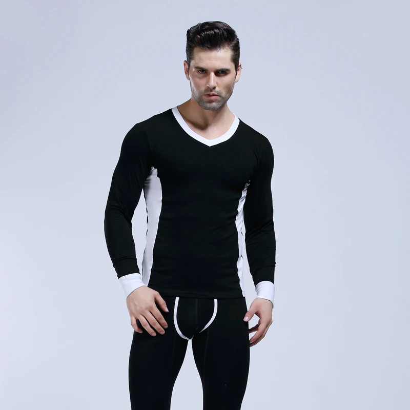 Marca WJ, Calzoncillos largos para hombre, ropa interior sexi para hombre, Algodón térmico, largos cálidos de invierno para hombre, pantalones Gay, pijamas para mantenerse caliente, ropa de dormir|mens long johns|long johns