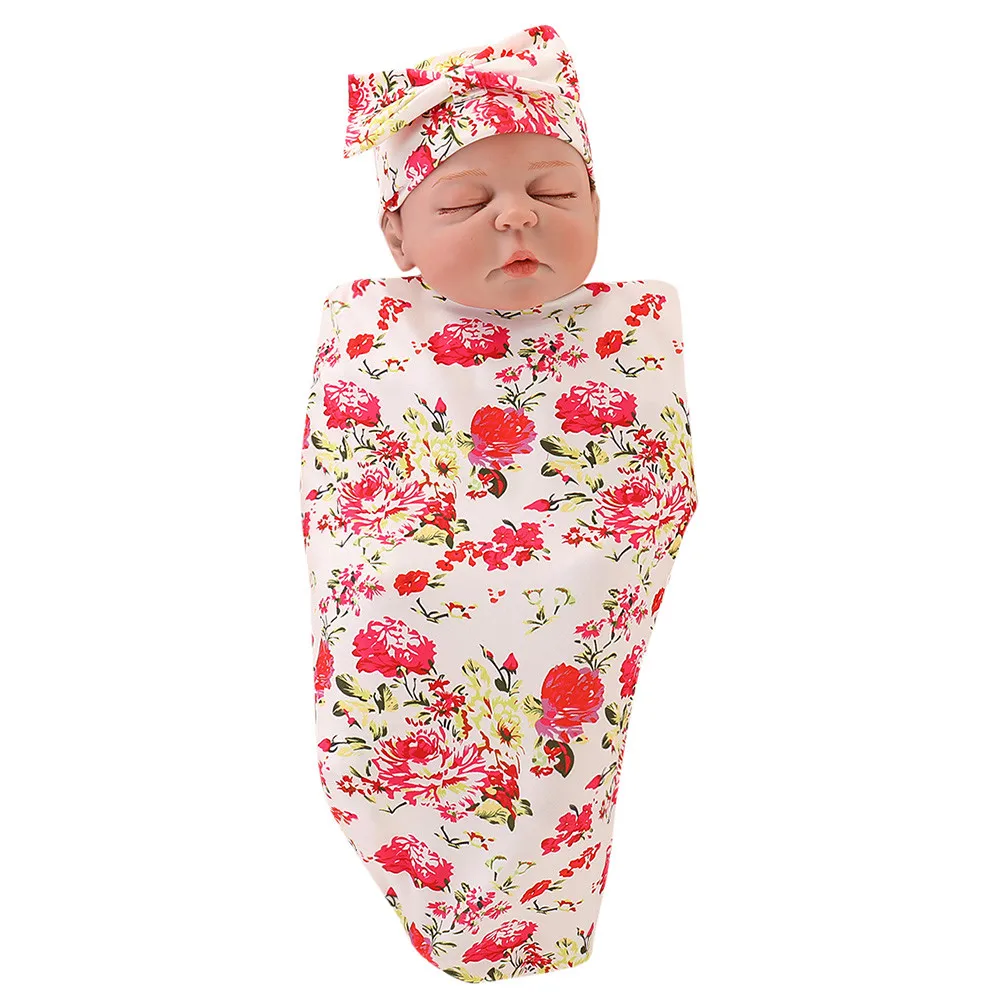 

Newborn Infant Baby Kids Floral Swaddle Soft Sleeping Blanket Wrap Bath Towel Wholesale&Dropshipping Free delivery #30