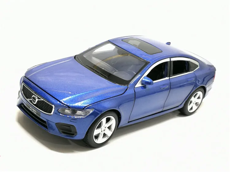 1/32 Volvo S90 T5 литая под давлением Модель автомобиля игрушки с светильник для детей Коллекция подарков для мальчиков