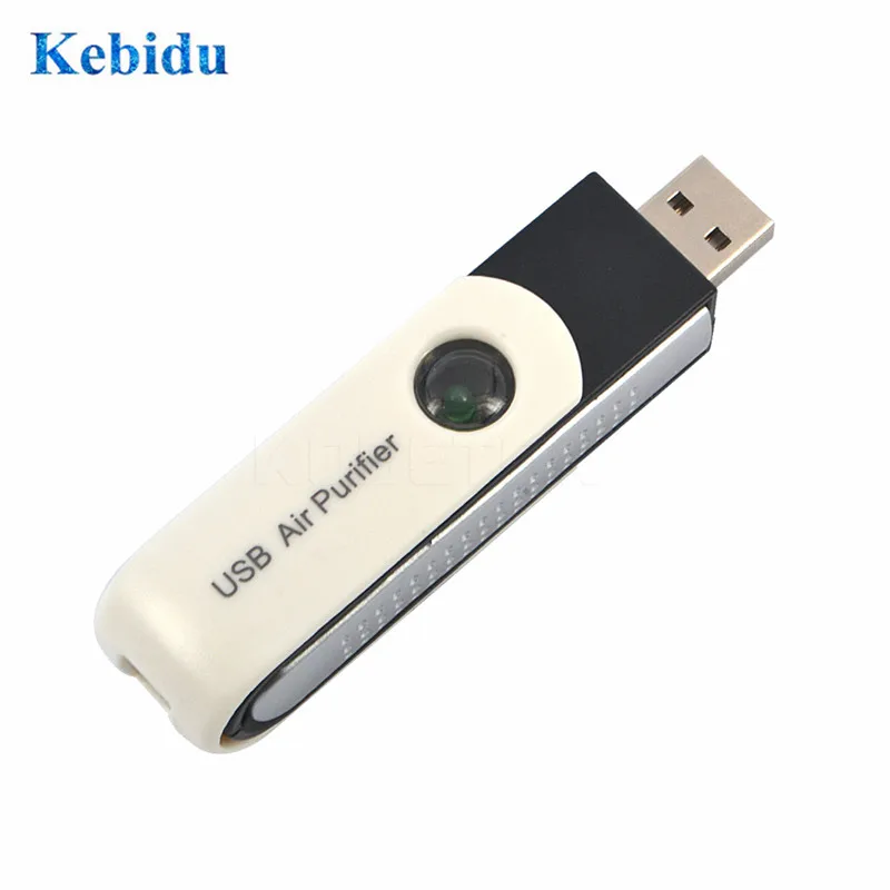 Kebidu USB очиститель воздуха мини USB ионный очиститель воздуха ионизатор-воздухоочиститель USB адаптер для компьютера автомобиля ПК