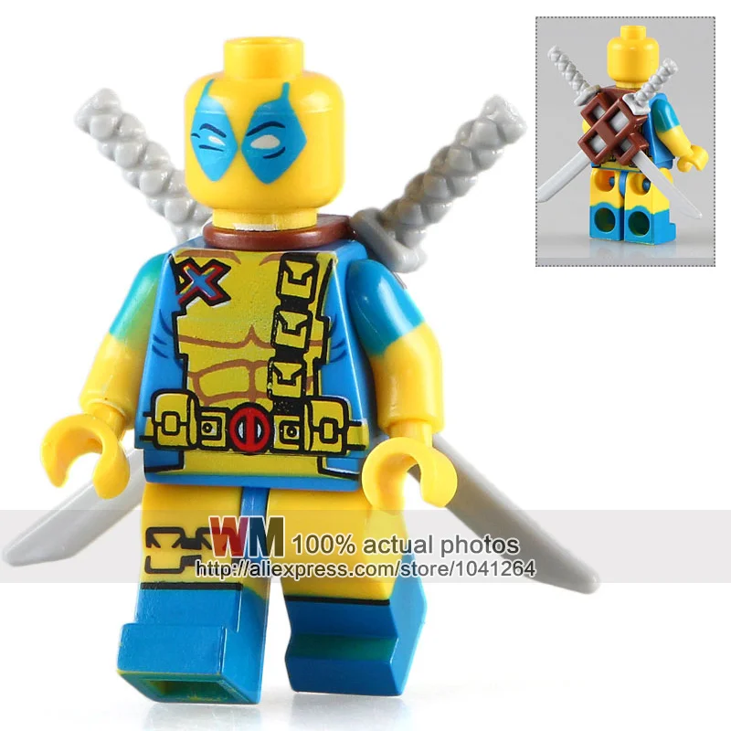 

WM KL025 Armed Deadpool X-men Super heroes Inhumans Royal Family Building Brick Kids Toys KL9004