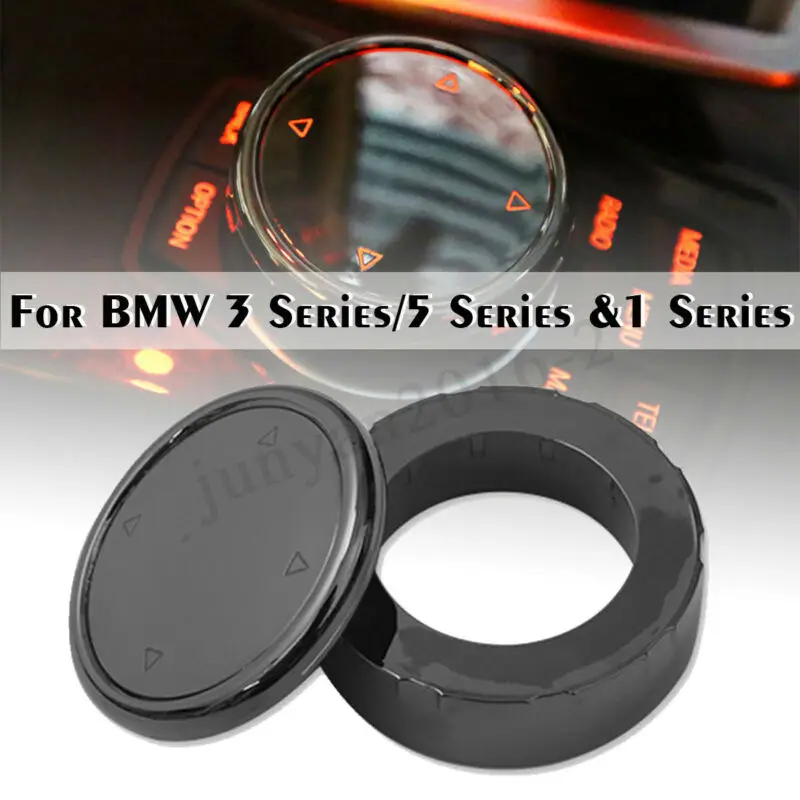 

Big Multi Media Knob Cover Trim Black Button For BMW F10 F20 F30 iDrive Fits NBT Controller Only 1Big Multi Media Knob Cover