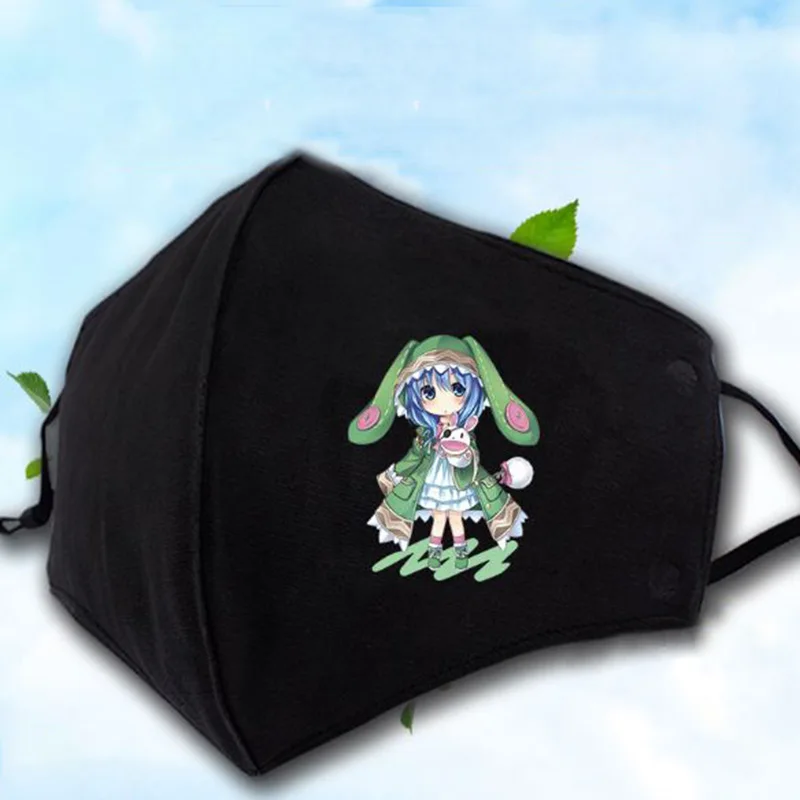 

1 Pc Cute Anime Date A Live Mouth Mask Anime Cosplay Masks Cotton Mask Cosplay Accessories Plush Toy