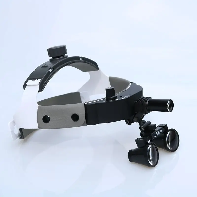 

HD 350mm-420mm 3W Medical magnifier LED lamp headband dental loupe surgeon operation with headlight