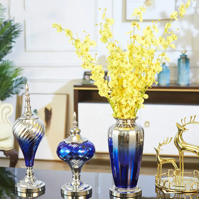 

Vase Table Decoration European Minimalist Home Decoration Glass Vase Creative Decoration