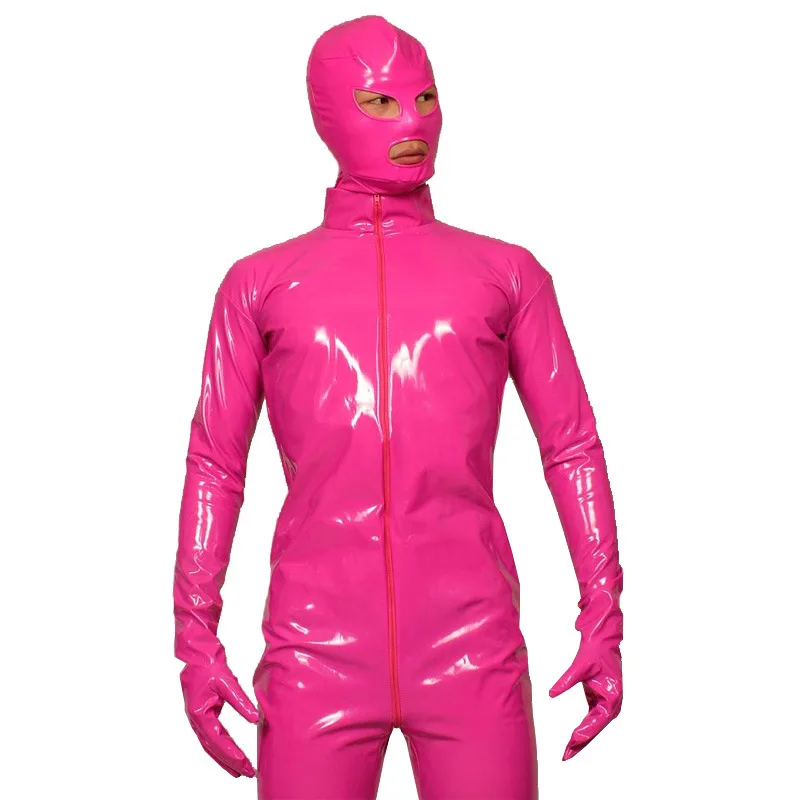 WOLF UNITARD Face Open Zentai Tights Bodysuit