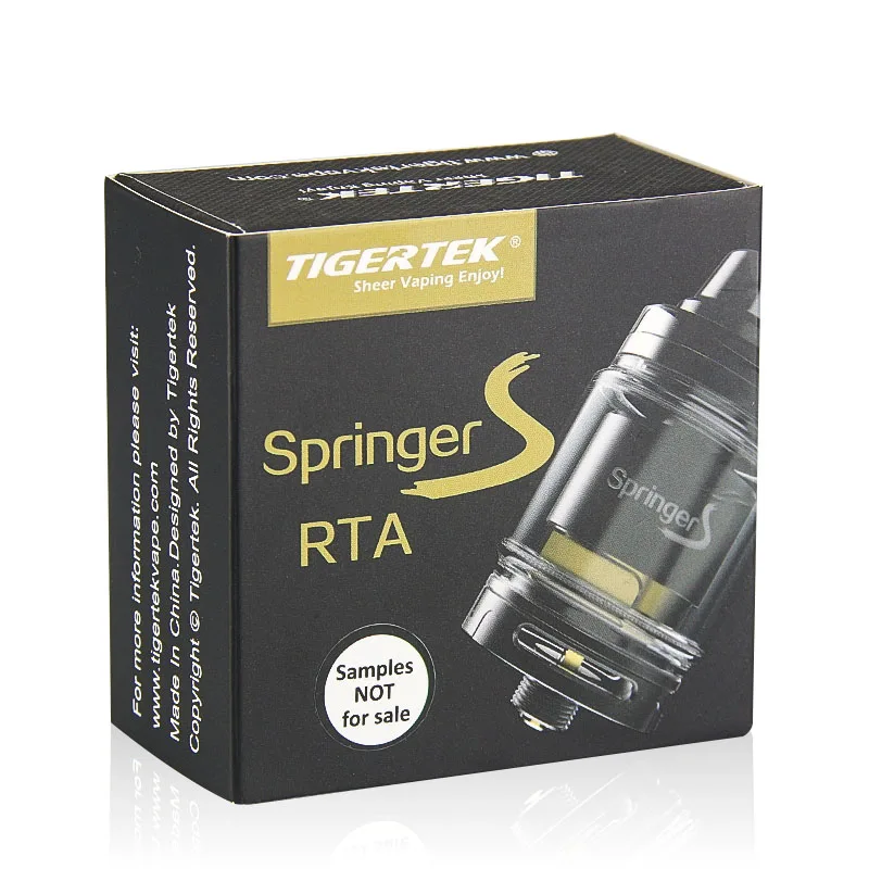Оригинальный Ремонтопригодный резервуар для электронной сигареты Tigertek Spring S RTA 2 0