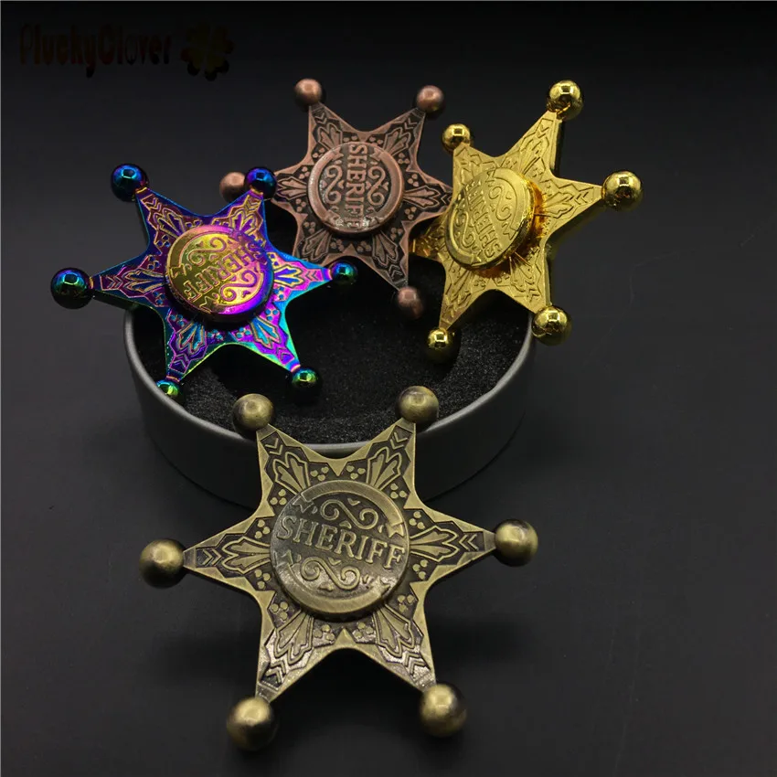 sheriff badge fidget spinner