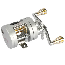 Goture MB100 металлическая Троллинг Лодка Рыболовная катушка в соленой воде литой барабан baitcasing Reels 6 кг тяга Левая Правая рука 9BB морские катушки