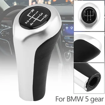 

5 6 Speed ABS Leather Car Gear Shift Knob Fit For BMW 1 3 5 6 Series E36 E38 E39 E46 E53 E60 E63 E83 E84 E87 E90 E91 E92 F30