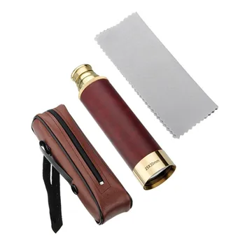 

2016Monocular Telescope leather pirate 25x30 binoculars three sections stretch high-definition hunting telescope Outdoor Camping