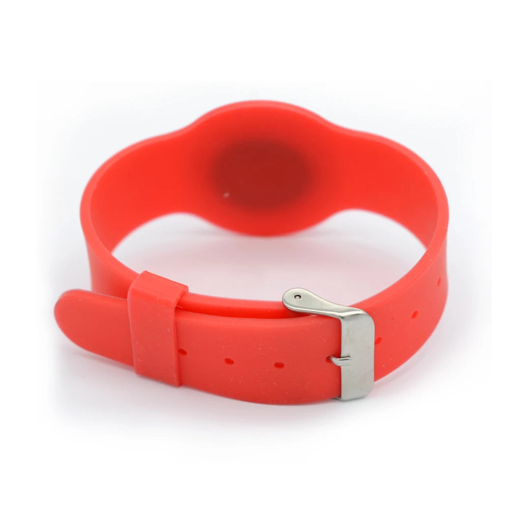 

Hot sale 125Khz EM4305 rifd bracelet smart silicone wristband watch type waterproof closed-loop wrist strape