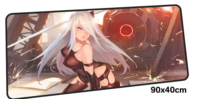 Nier automata коврик для мыши computador gamer mause коврик 900x400X2 мм Большой крутой Коврик Для Мыши Эргономичный гаджет офисный стол коврики