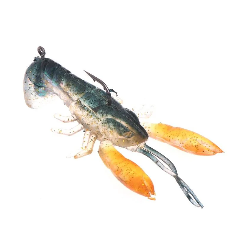 

Fishing Lures Lobster Soft Lure Hook Crawfish Shrimp Crabs Crank Bait Tackle 8cm