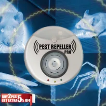 50% OFF Anti Insect Ultrasonic 300 Square Meters Of Coverage Pest Repeller Electronic Mouse Fly Reject Killer Pro
