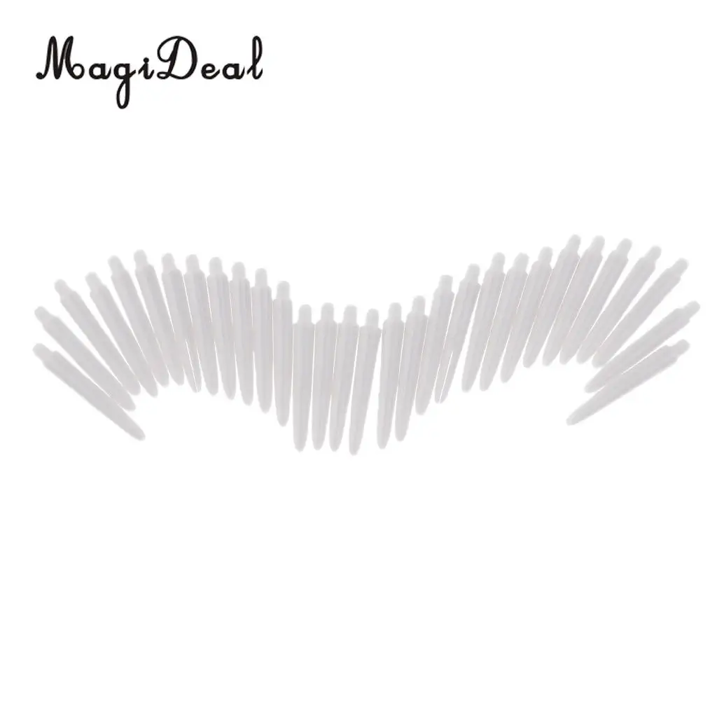 Indoor Game Pack of 30 Pcs 35mm 2BA Thread Plastic Nylon Soft Tip Darts Stems / Shafts Darts Replacement