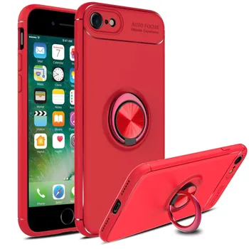 

Stand case Silicone with Ring for Apple IPhone 6/6 S Red