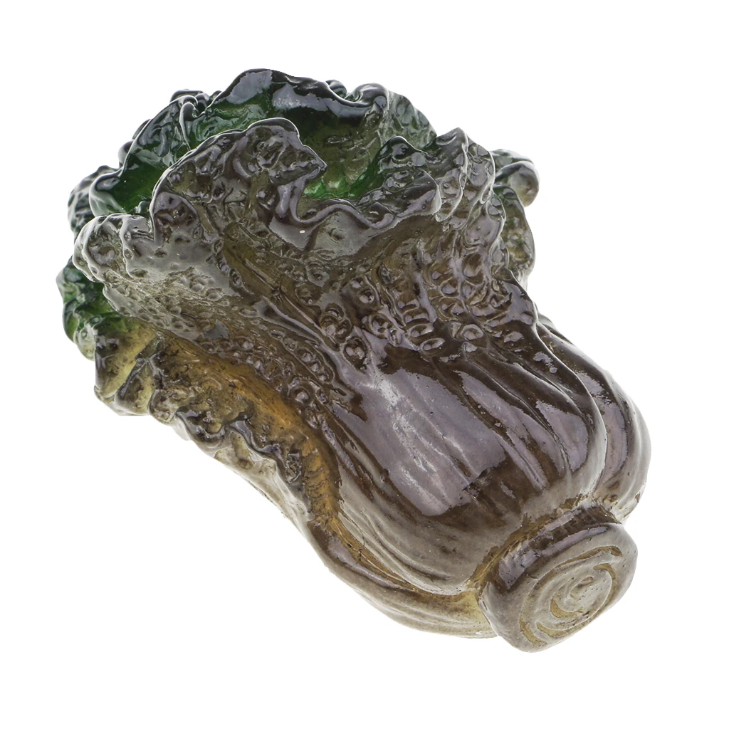 MagiDeal Resin Discoloration Tea Pet Cabbage Shaped Tea Tray Accessories Tea Ceremony