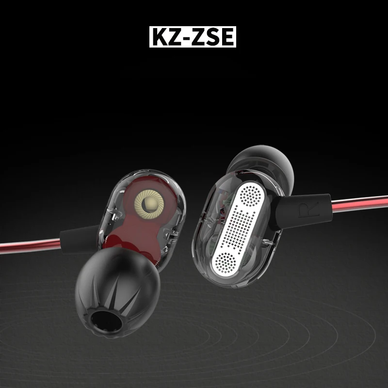 

New Double Dynamic In Ear Earphones With Microphone 3.5mm HIFI DJ Running Sport Headset Earplug Earbud fone de ouvido for xiaomi