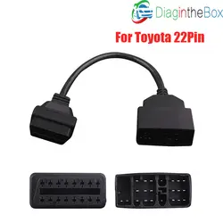 OBD2 22 Pin To 16 Pin Автомобильный диагностический разъем для Toyota 22 Pin OBDII кабель-адаптер передачи для Toyota 22 Pin To OBD 2 16 Pin