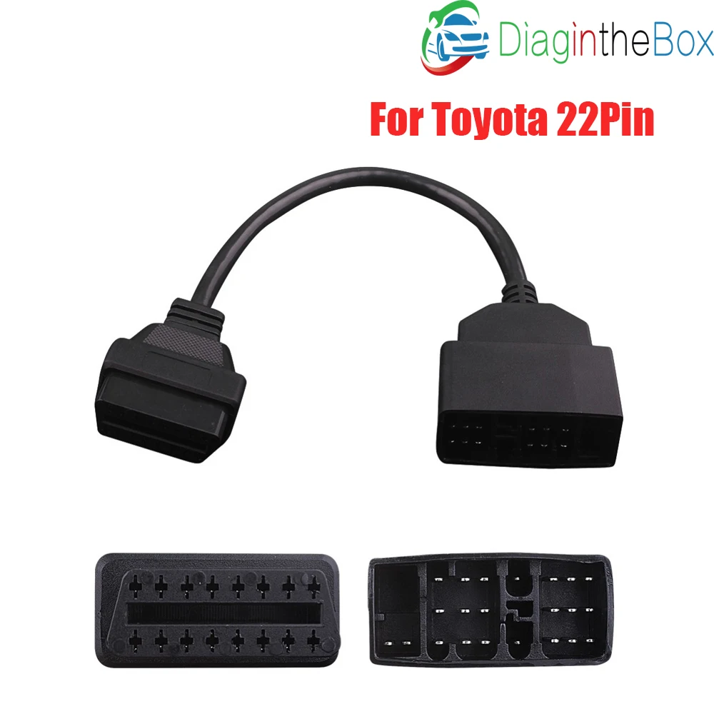 OBD2 22 16 контактный автомобильный диагностический разъем для Toyota 22PIN OBDII кабель