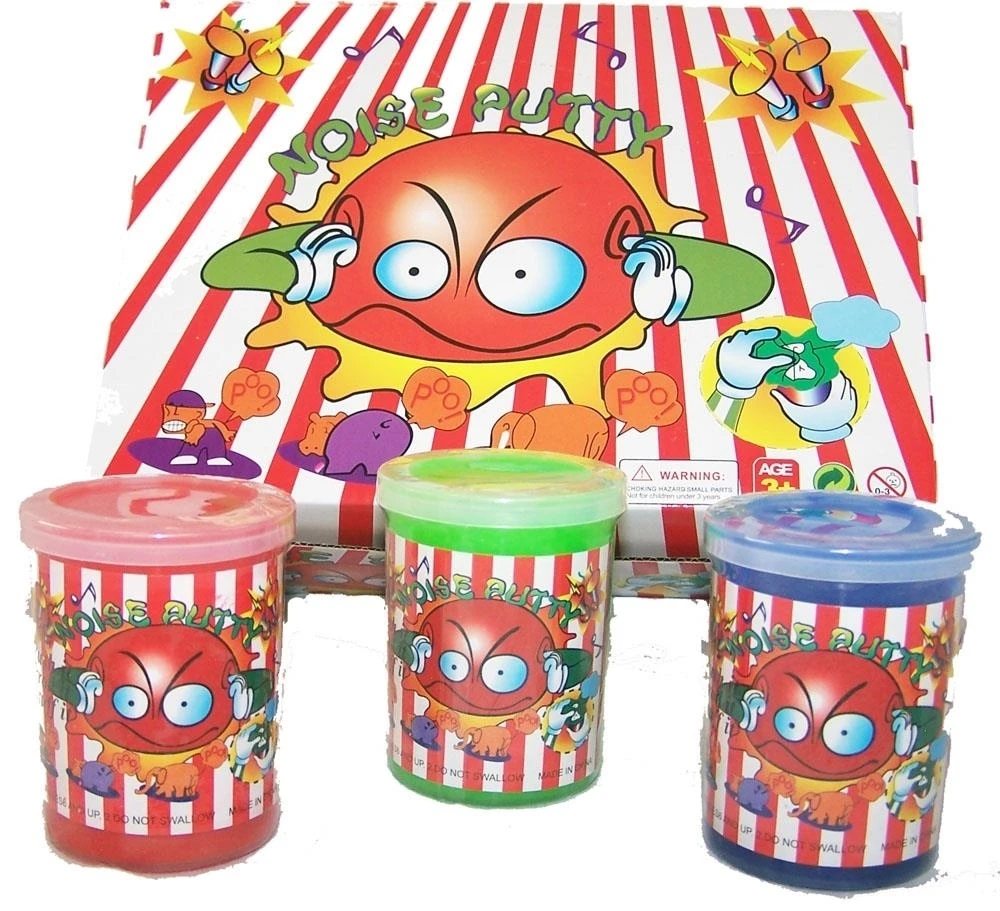 12 BOTTLES OF FART NOISE MAKING PUTTY novelty farting goop joke gag