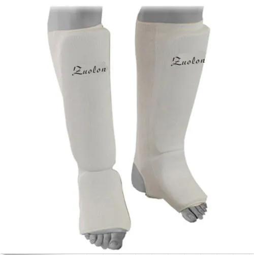 Goede Shin Wreef Pads MMA Kick Boxing Muay Thai Been Guards Taekwondo Karate Voet Protectors Pads PAIR