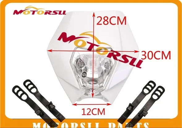 Motorcycle Dirt Bike Motocross Supermoto Universal Headlight With For KTM SX F EXC XCF SMR Headlamp old model |