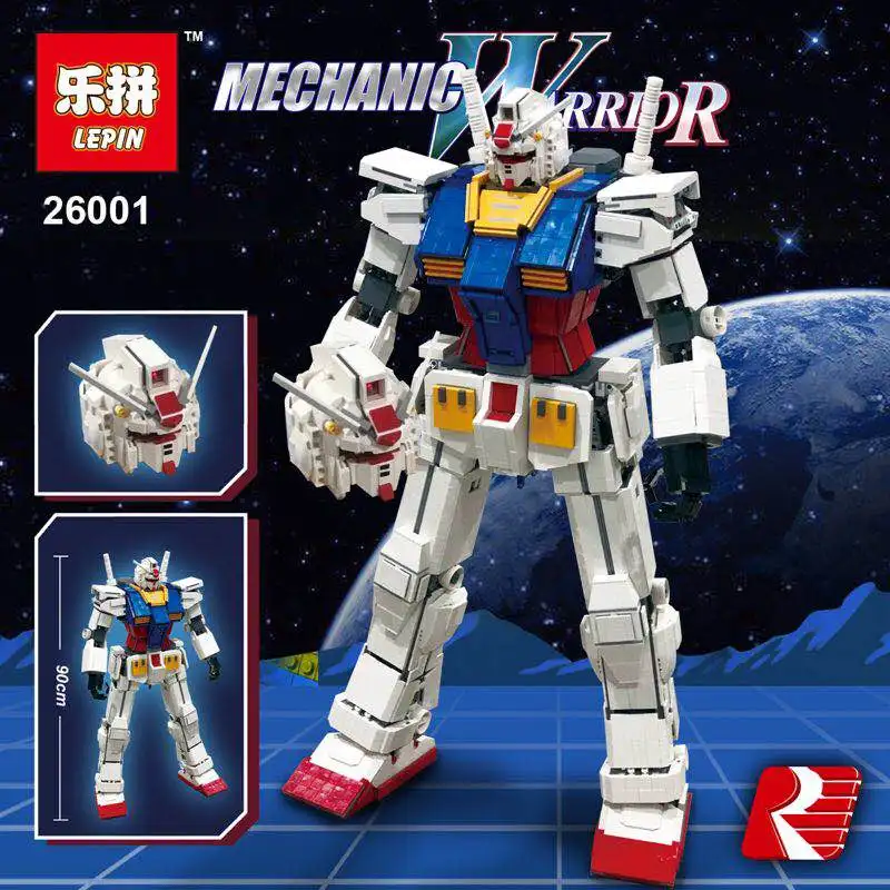 

2019 New Lepin 26001 Moc Anime Series Fictional Manned Robot Mobile Suit Building Blocks Bricks Educational Toys Kids DIY Gifts