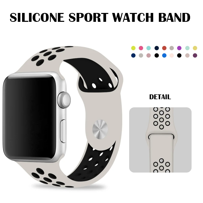 nike apple watch series 4 white