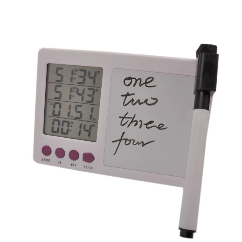 Free shipping digital timer large LCD 4 channel digital timer kitchen timer timer