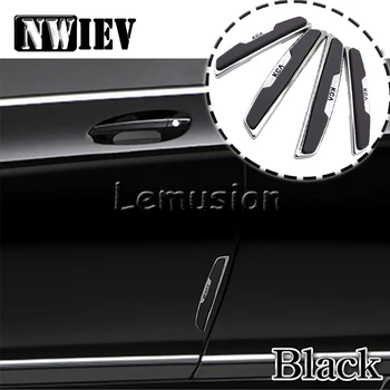 

NWIEV 4Pcs Car Styling Door Protective Stickers crashproof For Hyundai I30 IX35 Nissan Juke Toyota Corolla Avensis Accessories