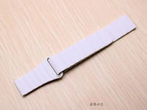 White 22 мм ремешок для часов из натуральной кожи с магнитным замком для samsung gear S3 Frontier/Classic - Цвет ремешка: White
