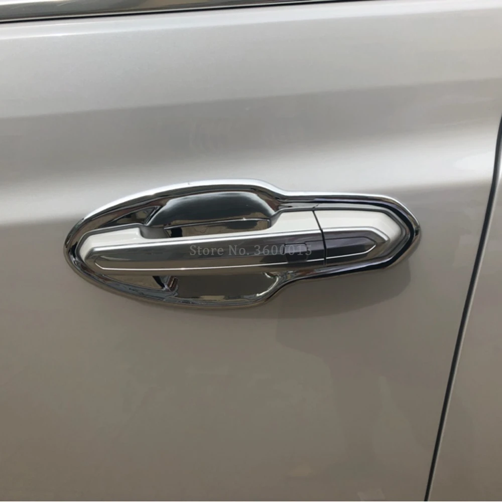 For Cadillac XT5 2016 2017 2018 Car Styling Parts Door Handle bowl Cover Chrome Molding Trim Exterior Decoration Accessories For Cadillac XT5 2016 2017 2018 Car Styling Parts Door Handle bowl Cover Chrome Molding Trim Exterior Decoration Accessories