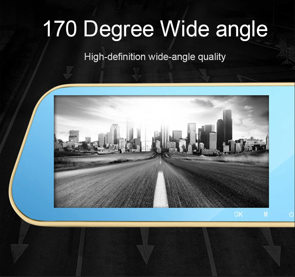 Car Rearview Mirror Dvr Car Full HD Dual Lens Car Camera Video Recorder With Rear view DVR Dash cam Auto Registrator Car Rearview Mirror Dvr Car Full HD Dual Lens Car Camera Video Recorder With Rear view DVR Dash cam Auto Registrator