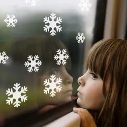 Окно Снежинка Рождество искусственный снег наклейки из хлопьев Рождественский Украшения снега наклейки wintertree снежинки