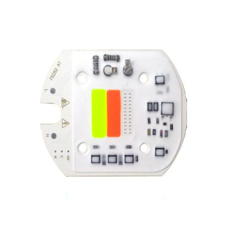 

30W LED RGB AC220V Floodlight Module COB Changeable RED GREEN BLUE landscape Lamp smart IC colorful free shipping 10pcs
