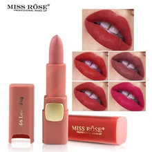 Мисс Роза 18 цветов матовая губная помада сексуальная обнаженная красная легко носить стойкая губная помада Водонепроницаемая Косметика Красота Макияж