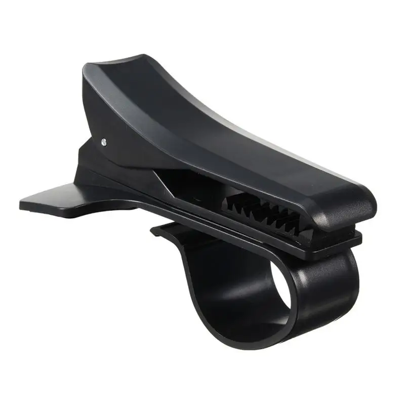 

Adjustable Auto Fastener Cip Auto Accessories ABS Car Dashboard Mount Stand GPS Display Bracket Rotary Sun Visor Phone Holder