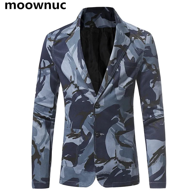 2018 New Men Military Style Blazers Man Tactical camouflage Blazer Mens