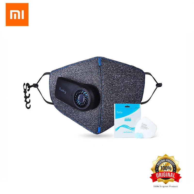 

Original Xiaomi Purely Anti-Pollution Air Mask With Smart PM2.5 Rechargeable Filter Three-dimensional Structure Excellent Purify