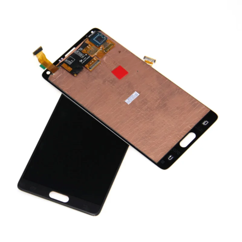 AMOLED экран для SAMSUNG Galaxy Note 4 ЖК дисплей Note4 N910 сенсорный дигитайзер N910A N910F N9100 черный
